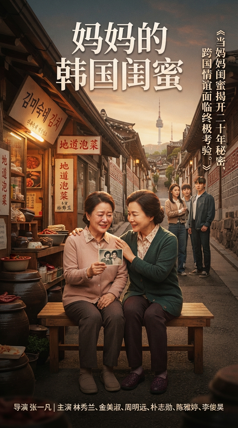 《妈妈的韩国闺蜜》主视觉海报