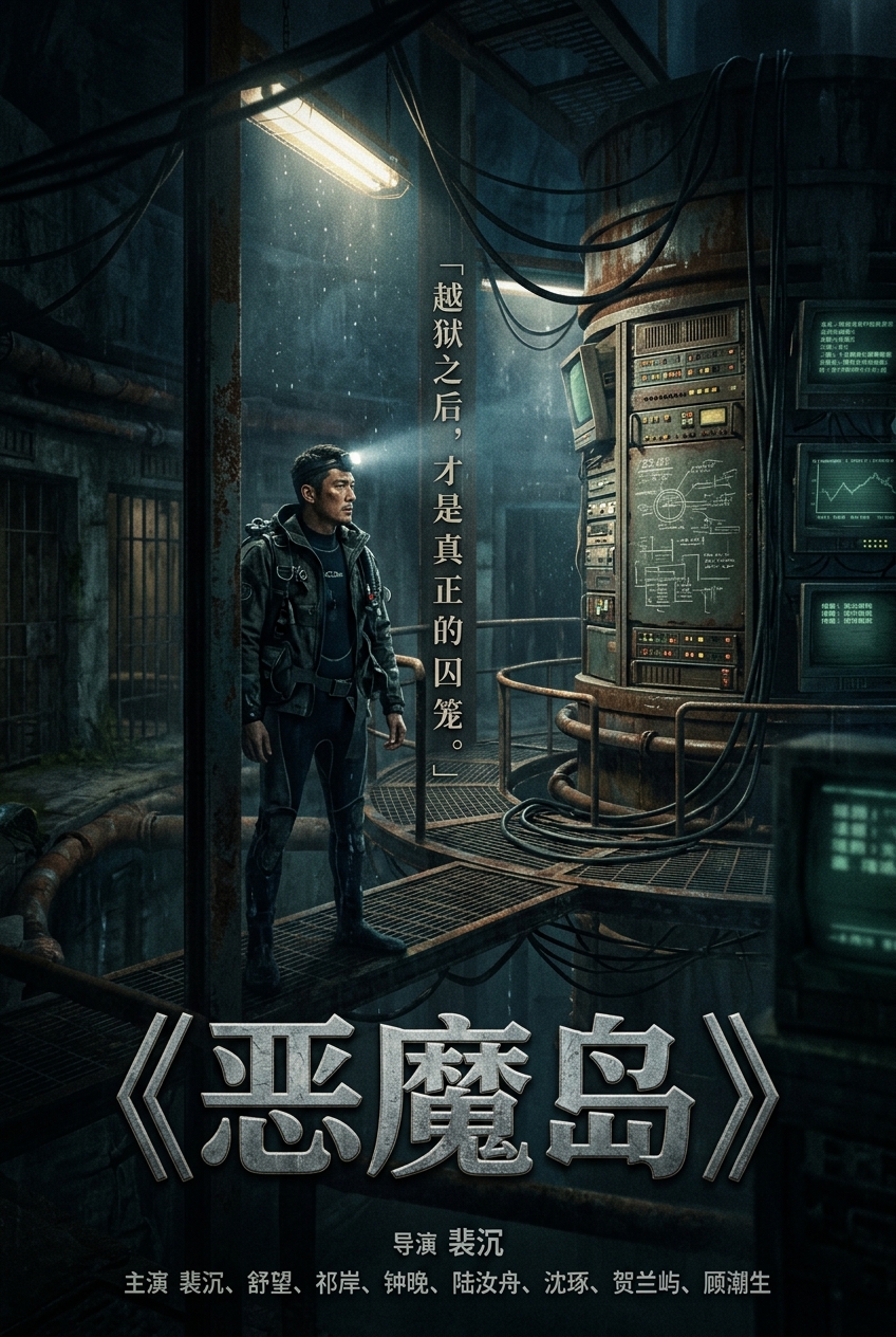 《恶魔岛》主视觉海报